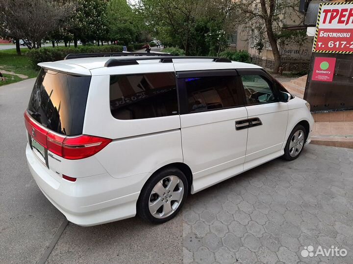 Рейлинги на крышу Honda Elysion, черные