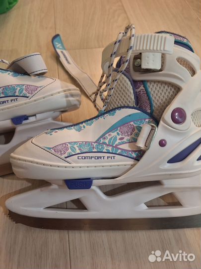 Коньки для девочки раздвижные 31 36