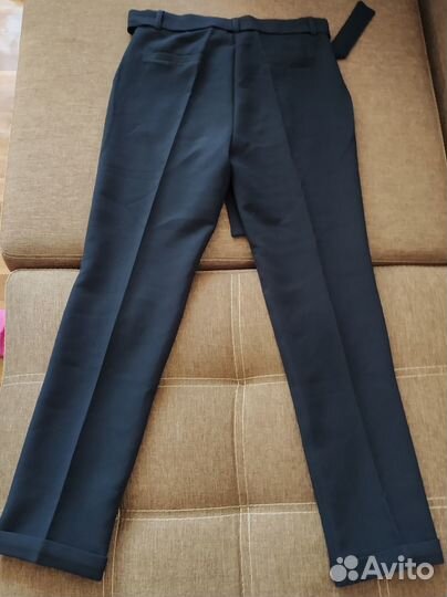 Брюки школьные синие