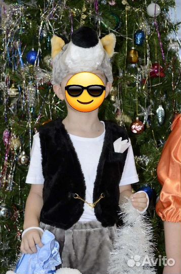 Карнавальный костюм волка 104-110см