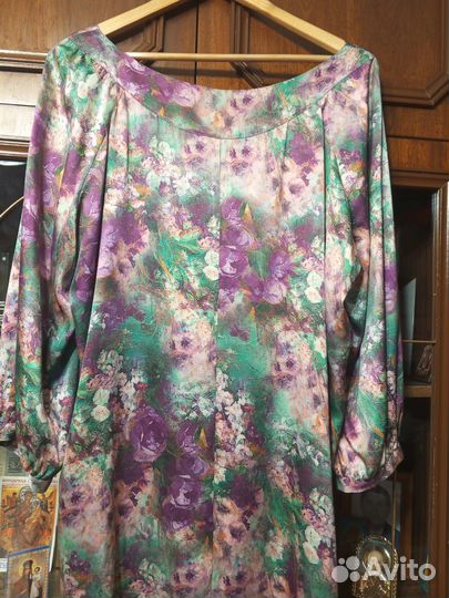 Блузка из натурального атласа