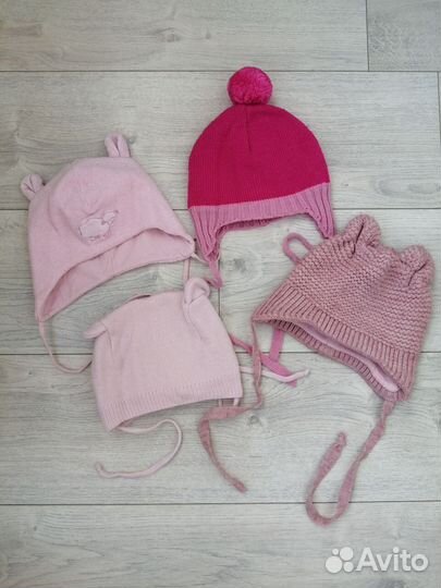 Шапки для девочки от 1,5 до 3 лет