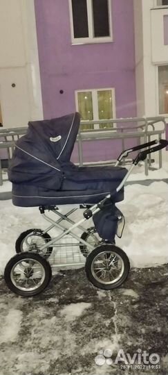 Коляска люлька для новорожденных бу