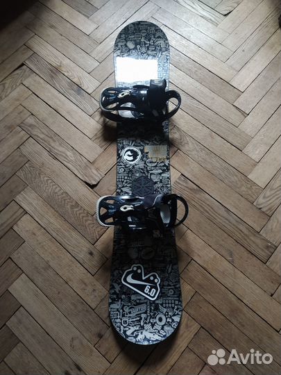 Burton сноуборд + бонусом — чехол и ботинки