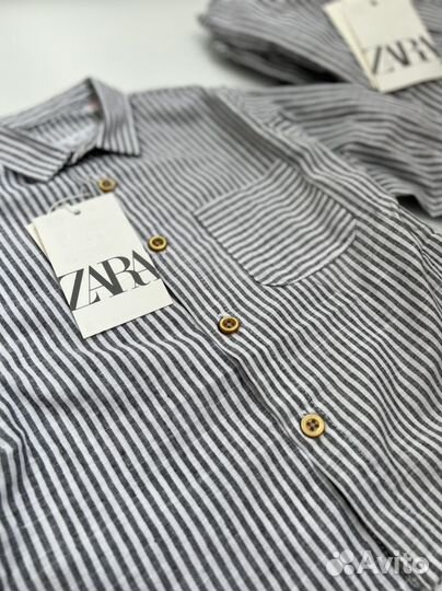 Рубашка для мальчика zara 98-122