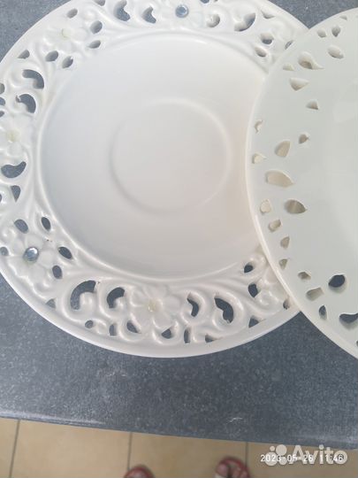 Кофейная пара Ажур