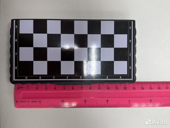 Шахматы карманные магнитные 3 в 1, шашки нарды