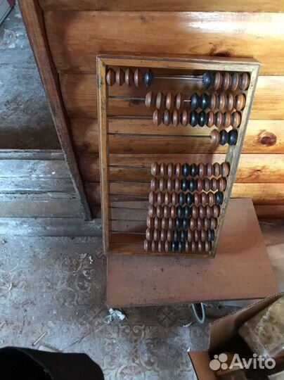 Счеты деревянные бухгалтерские СССР