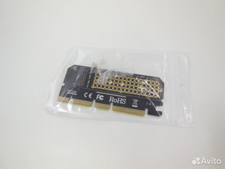 Адаптер переходник PCI-E x16 x8 x4 на M.2 nvme