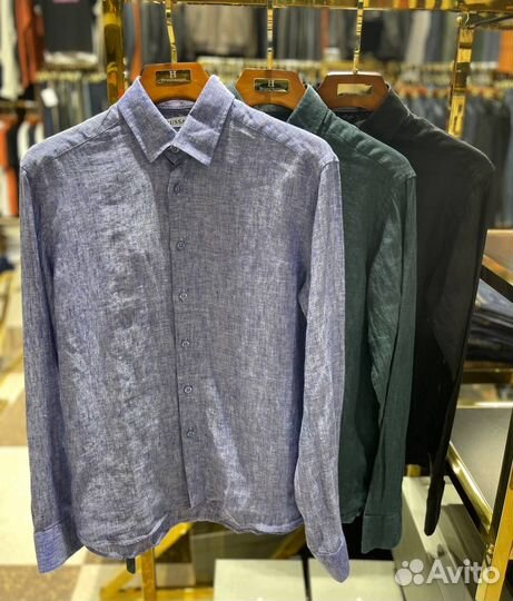 Льяная рубашка мужская trussardi