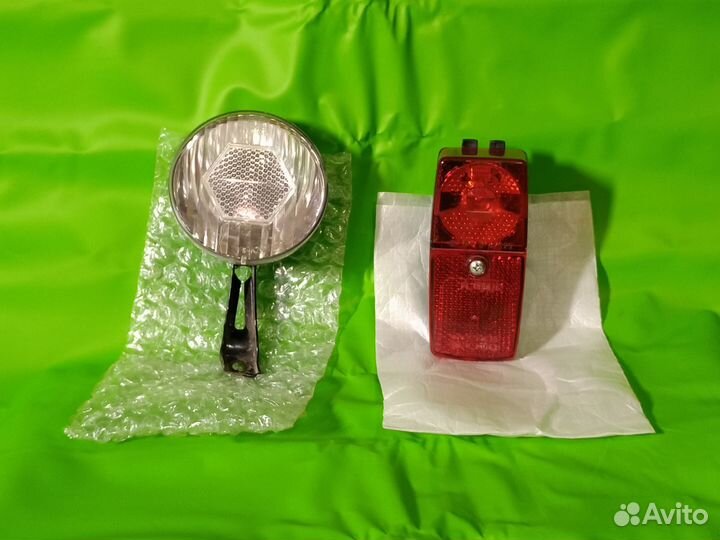 Фара и фонарь комплект для велосипеда