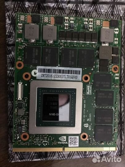 Новая Nvidia GeForce GTX 980M MSI clevo 8GB