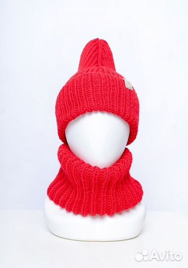 Комплект шапка и снуд