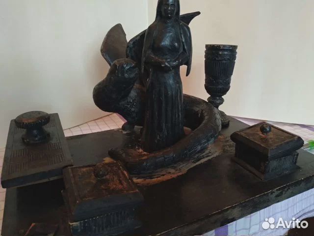 Старинный письменный прибор СССР из дерева