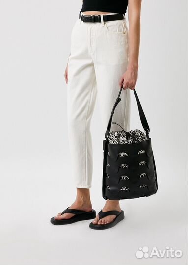 Сумка кожаная coccinelle