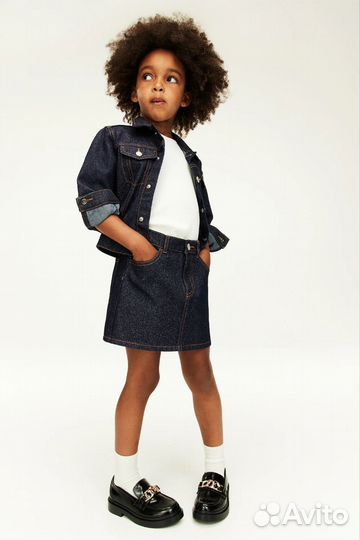 Юбка джинсовая hm 110, 128, 134