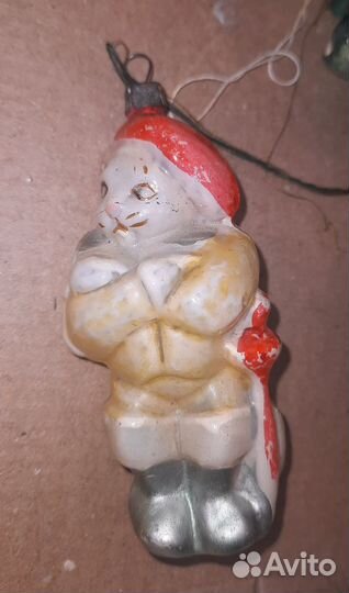 Елочные игрушки СССР и Звезда наконечник СССР