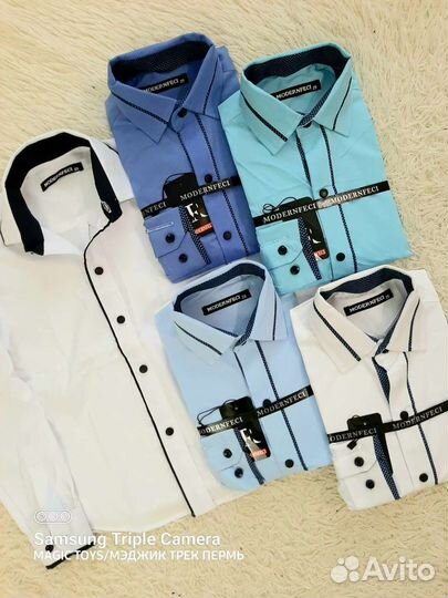 Новые рубашки, водолазки 116-152