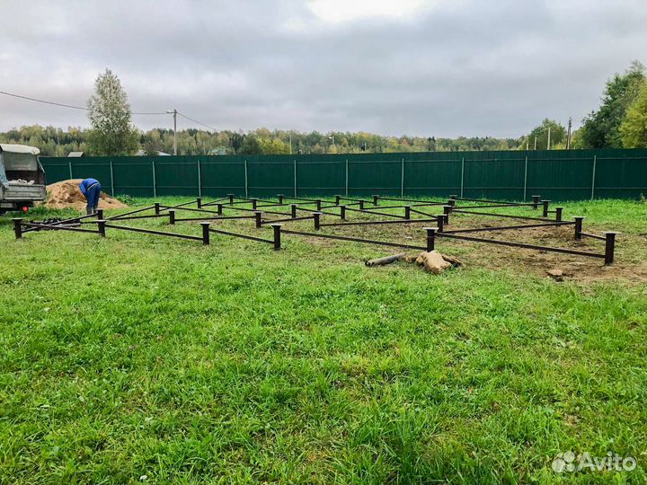 Комбинированные винтовые сваи