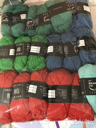 Пряжа для вязания хлопок