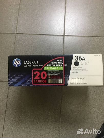 Картридж HP 36A CB436A Black (Original)