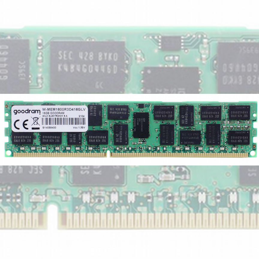 [W-MEM1600R3D416GLV] Оперативная Память Goodram 16gb W-Mem1600r3d416glv