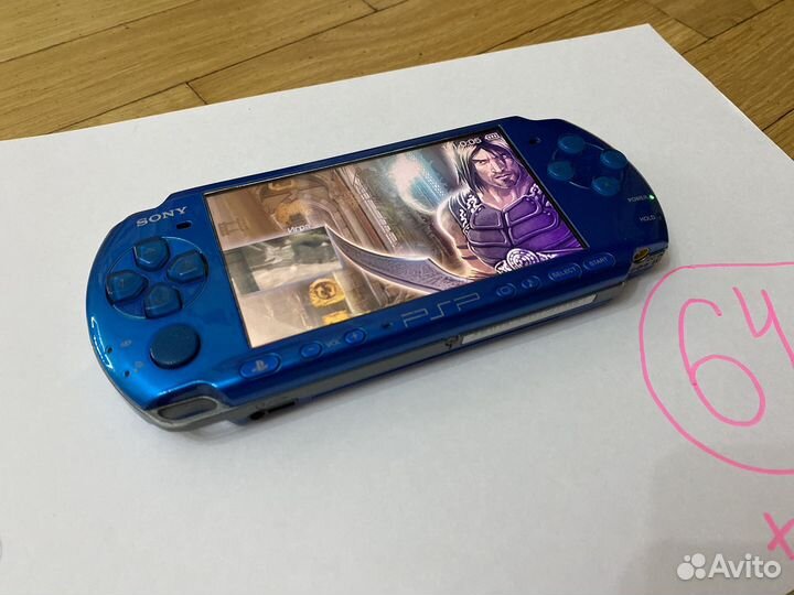 Sony PSP 3008 64 гб бирюзовая