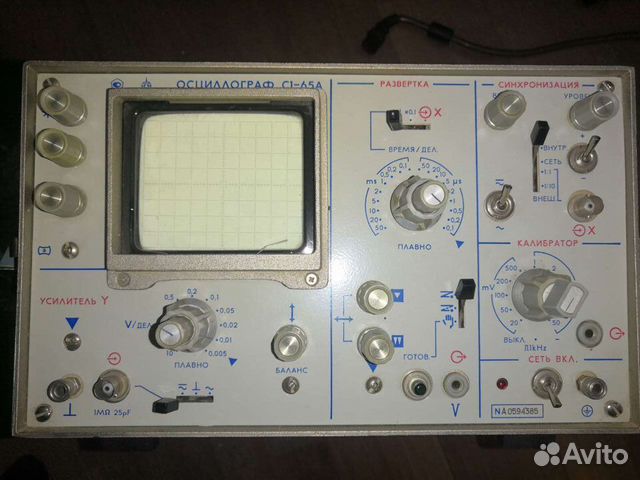 Осциллограф с1-65а купить в Москве | Электроника | Авито