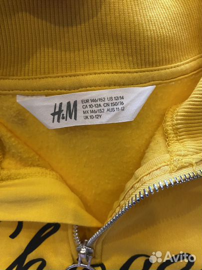Толстовка и кофта hm для девочки