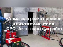 Алмазная резка дверных проемов - цена в Москве в компании «Астат»