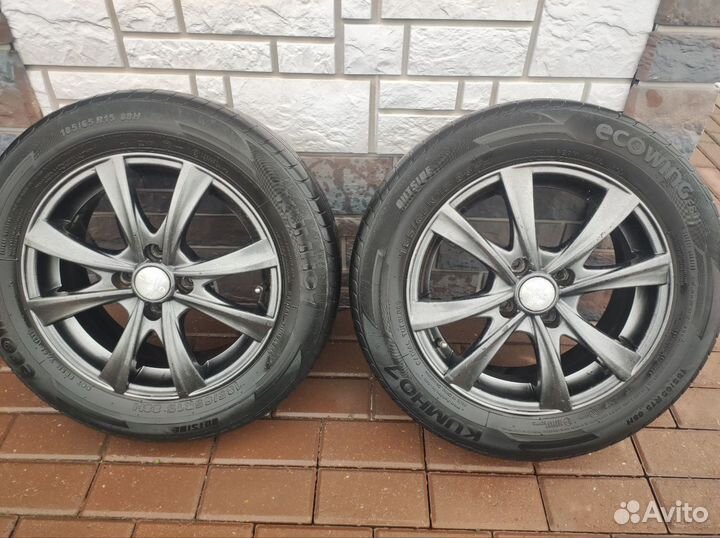 Литые диски скад мальта R15 4 100 солярис, рио