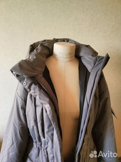 Пальто пуховик женский 46