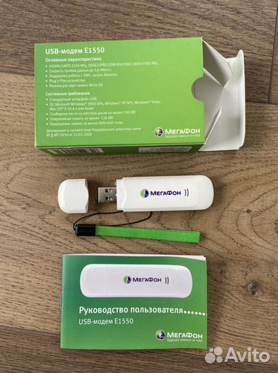 3G usb модем E1550 Мегафон (huawei)