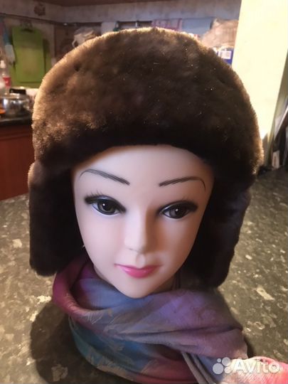 Шапка мутон новая