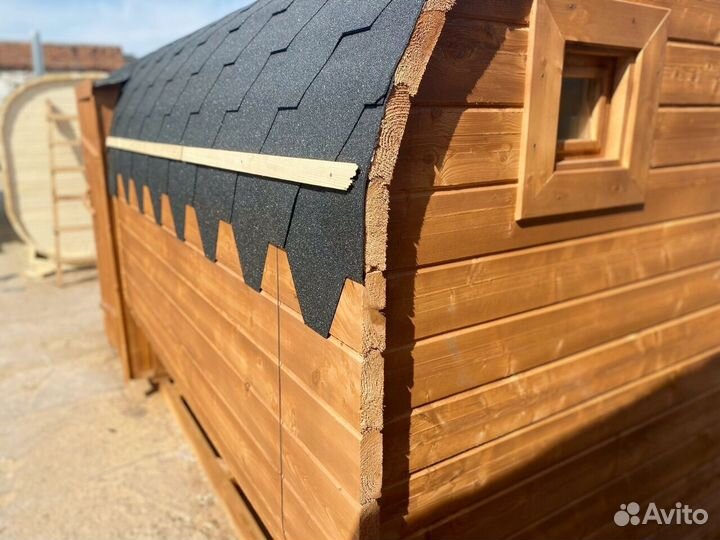 Баня-бочка квадро с доставкой