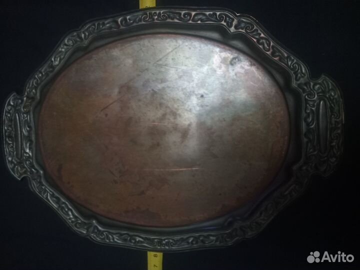 Поднос медный
