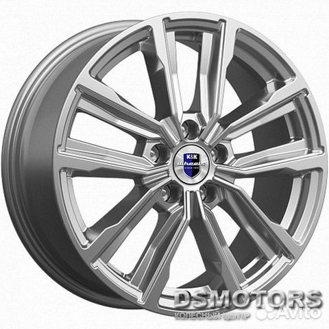 Диски Лацио 7.5/17 5x114.3 ET45 d67.1 дарк платину