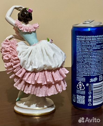 Балерина. Кружевной фарфор. Volkstedt