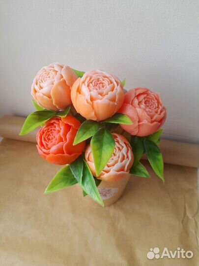 Мыльные цветы букет