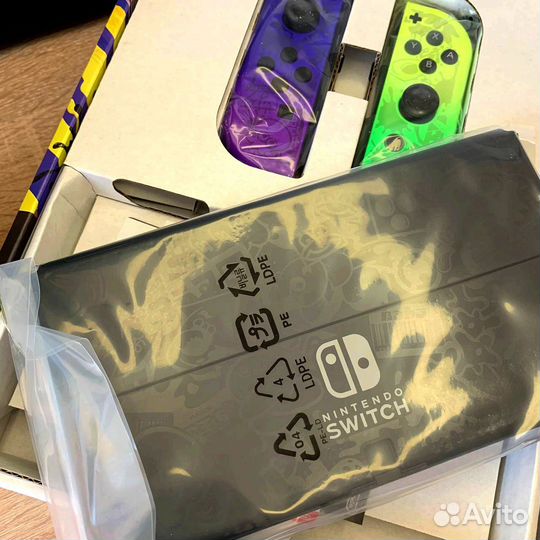 Nintendo switch oled splatoon прошитая новая