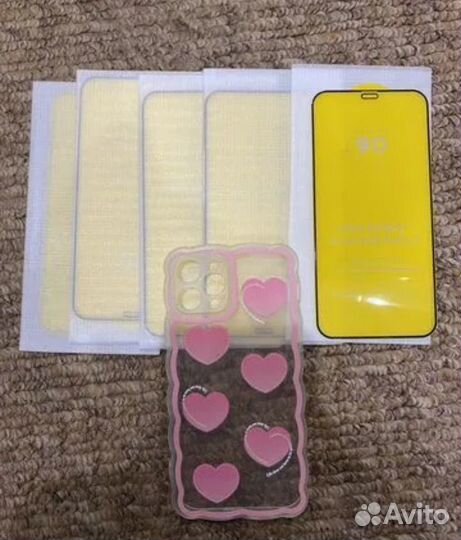 Стекла защитные и чехол на iPhone 12 pro