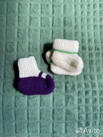 Пинетки вязаные