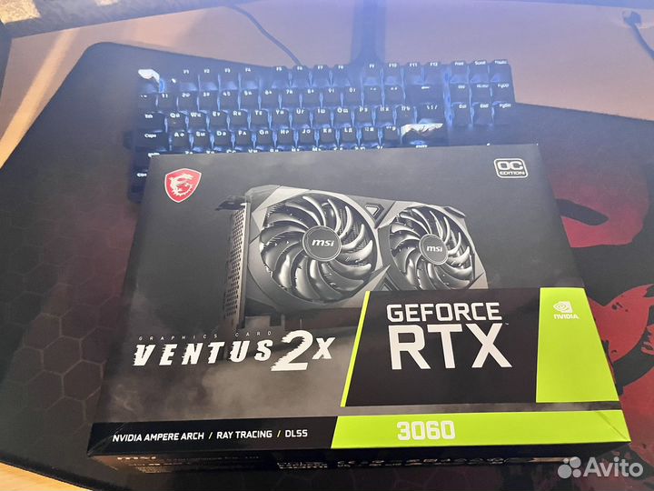 Видеокарта MSI RTX 3060 12 GB