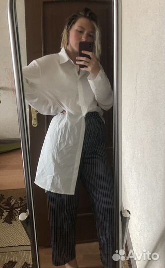 Вещи пакетом Рубашка Платье Джемпер Брюки, р.44-48