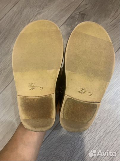 Ботинки Zara для девочки 22 демисезонные