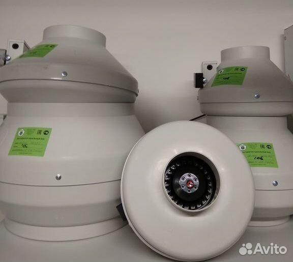 Круглый канальный вентилятор