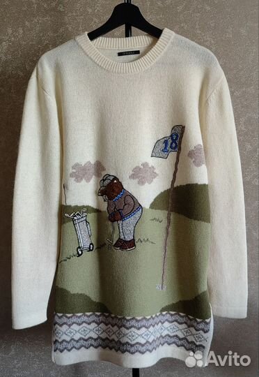 Пуловер с рисунком