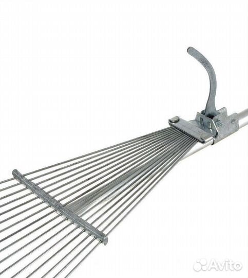 Грабли веерные металлические 16 зубцов раздвижные