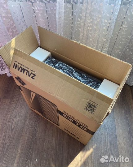 Новый корпус пк Zalman S2 TG, ATX, стекло, 3*120мм