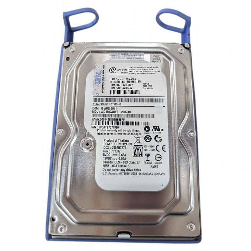 [40K6871] Жесткий Диск Ibm 160gb Sata2 3,5" Hdd 40k6871
